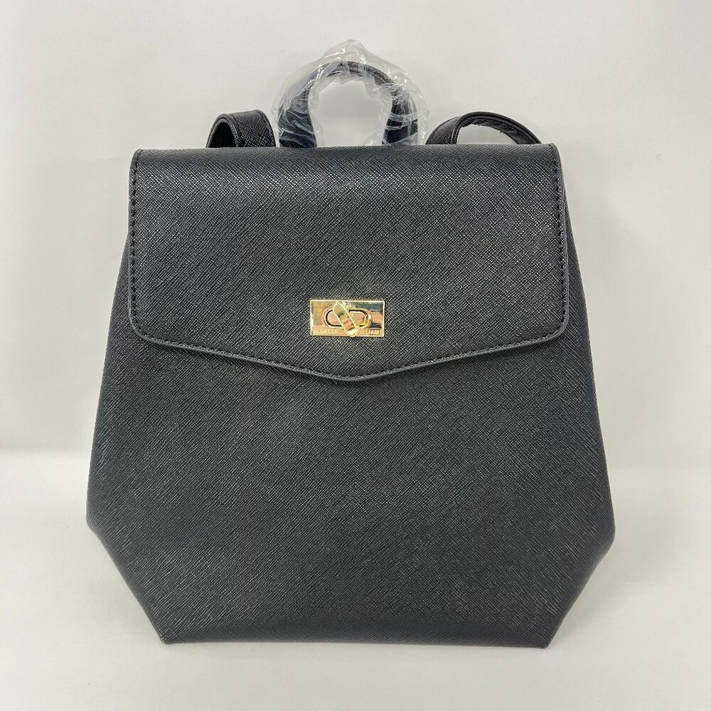 NWT Vanessa Williams Posh Mini Backpack Purse Bag Black